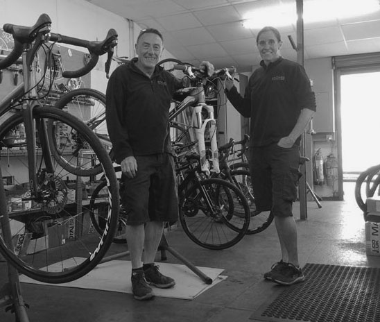 Spokes Team in the Bike Servicing Workshop